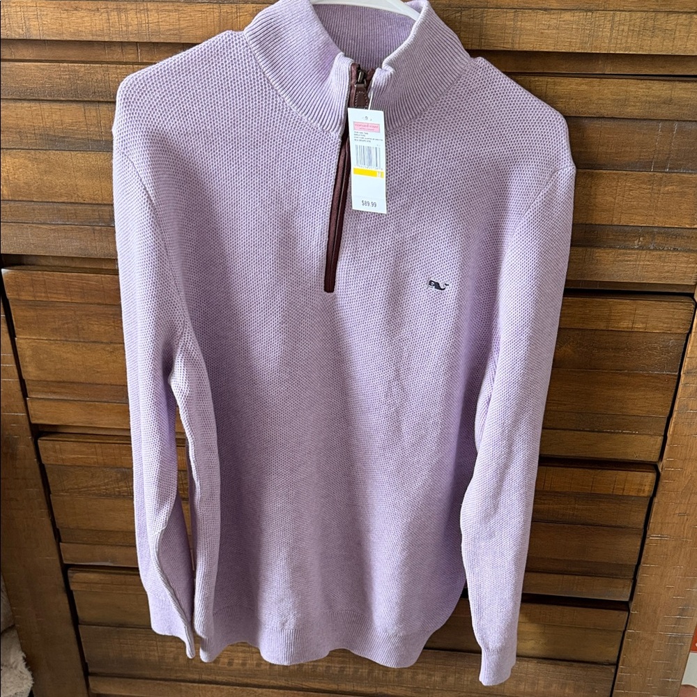 Vineyard Vines Sea Grape Quarter-Zip Sweater